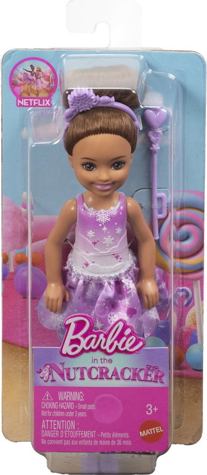 Barbie - Nutcracker Chelsea Dukke - Brunette Snefe - Mattel Jnb01
