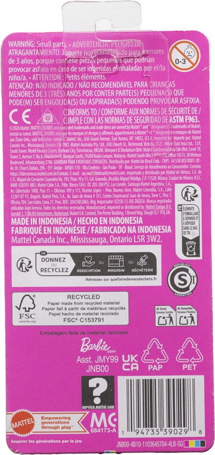 Barbie - Nutcracker Chelsea Dukke - Blond Snefe - Mattel Jnb00