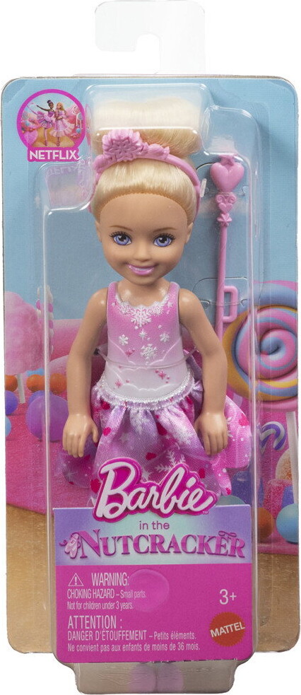 Barbie - Nutcracker Chelsea Dukke - Blond Snefe - Mattel Jnb00