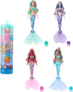 Barbie - Color Reveal - Deep Sea Mermaids Dukke - Mattel Hrk12
