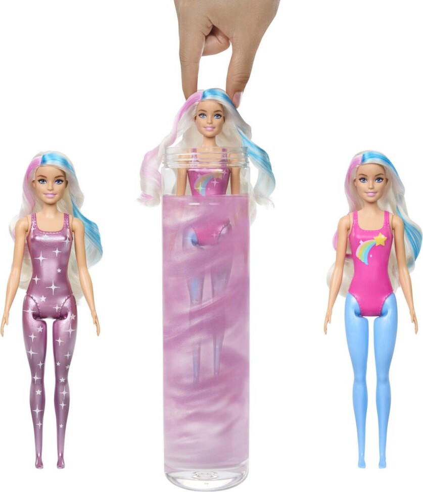 Barbie - Color Reveal 6 Surprises - Rainbow Galaxy - Mattel Hjx61
