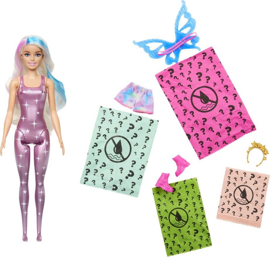 Barbie - Color Reveal 6 Surprises - Rainbow Galaxy - Mattel Hjx61