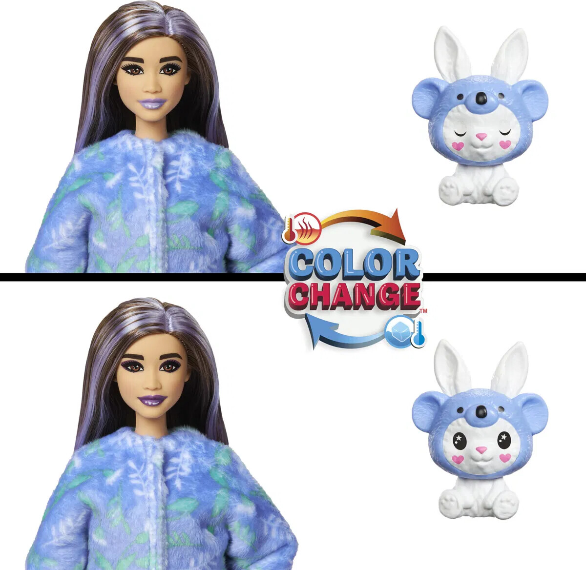 Barbie - Cutie Reveal Kostume - Bunny In Koala - Mattel Hrk26
