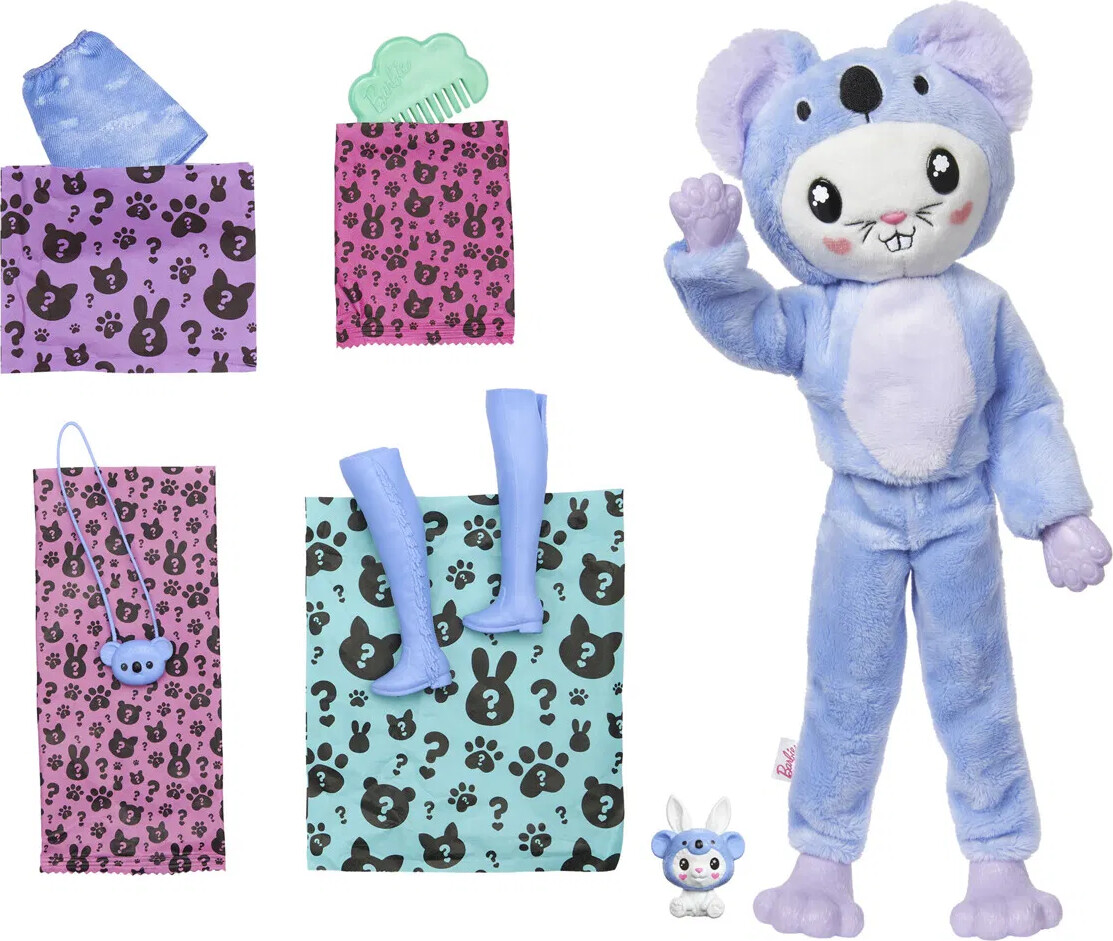 Barbie - Cutie Reveal Kostume - Bunny In Koala - Mattel Hrk26