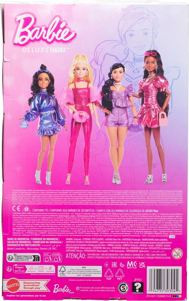 Barbie - Deluxe Dukke - Lilla Shorts Indian