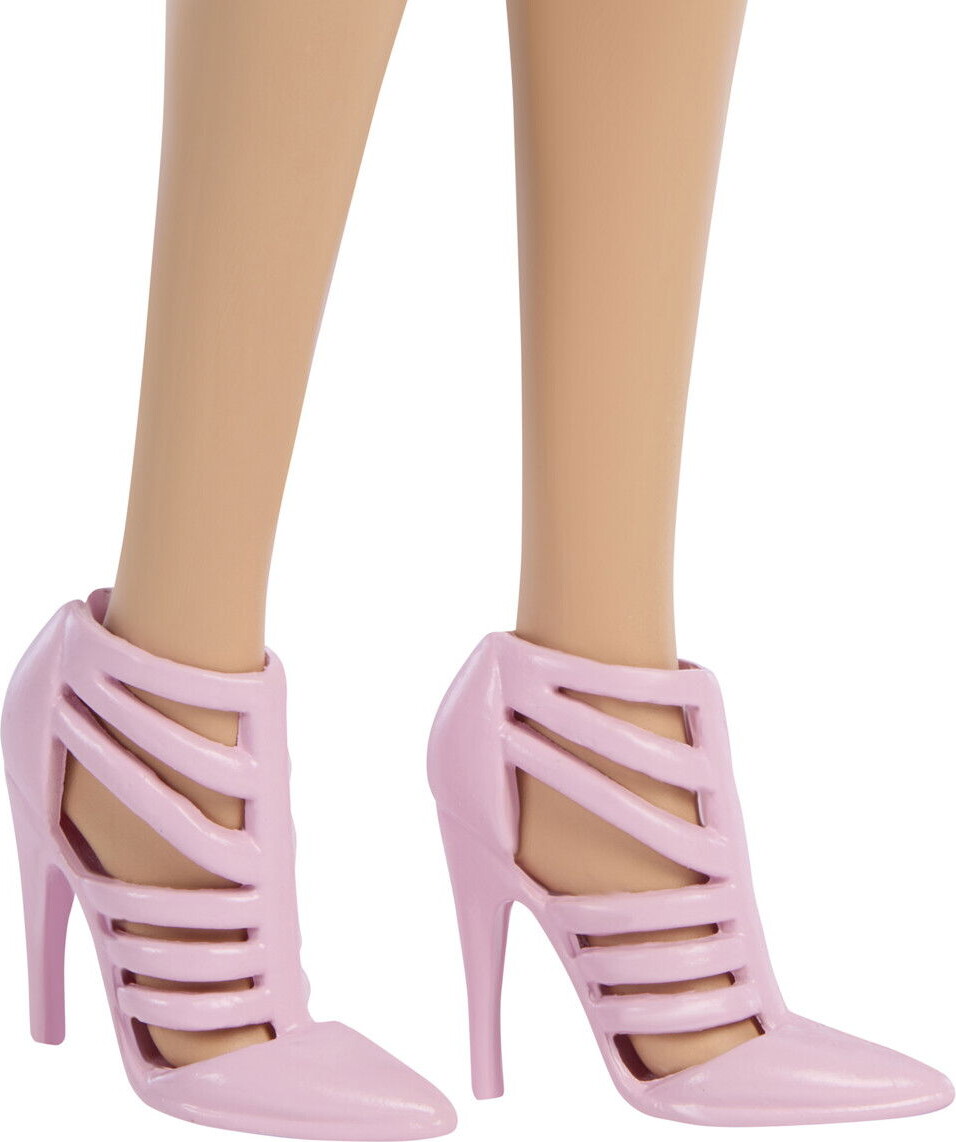 Barbie - Deluxe Lyserød Denimjakke Blond Dukke - Mattel Jjn69