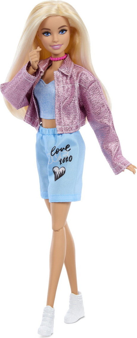 Barbie - Deluxe Style Dukke Med 4 Sæt Tøj - Mattel Jnc61