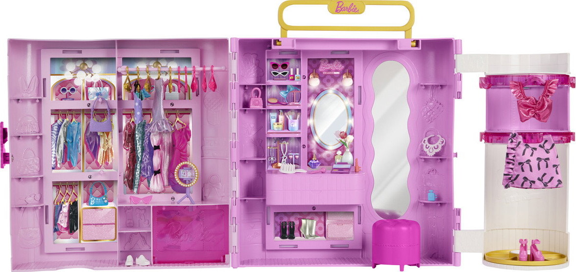 Barbie - Deluxe Style Dukkeskab - Mattel Jjp01