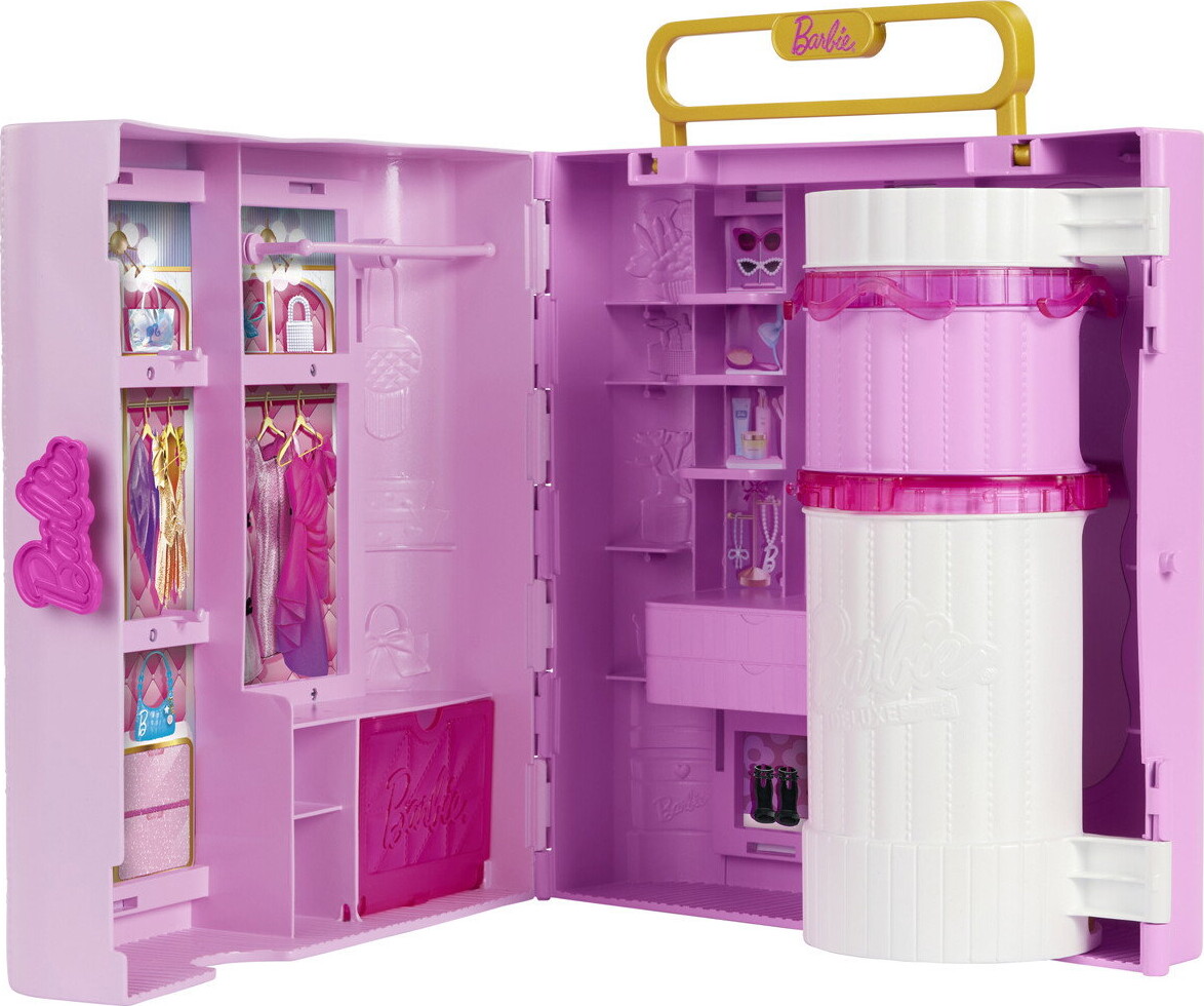 Barbie - Deluxe Style Dukkeskab - Mattel Jjp01