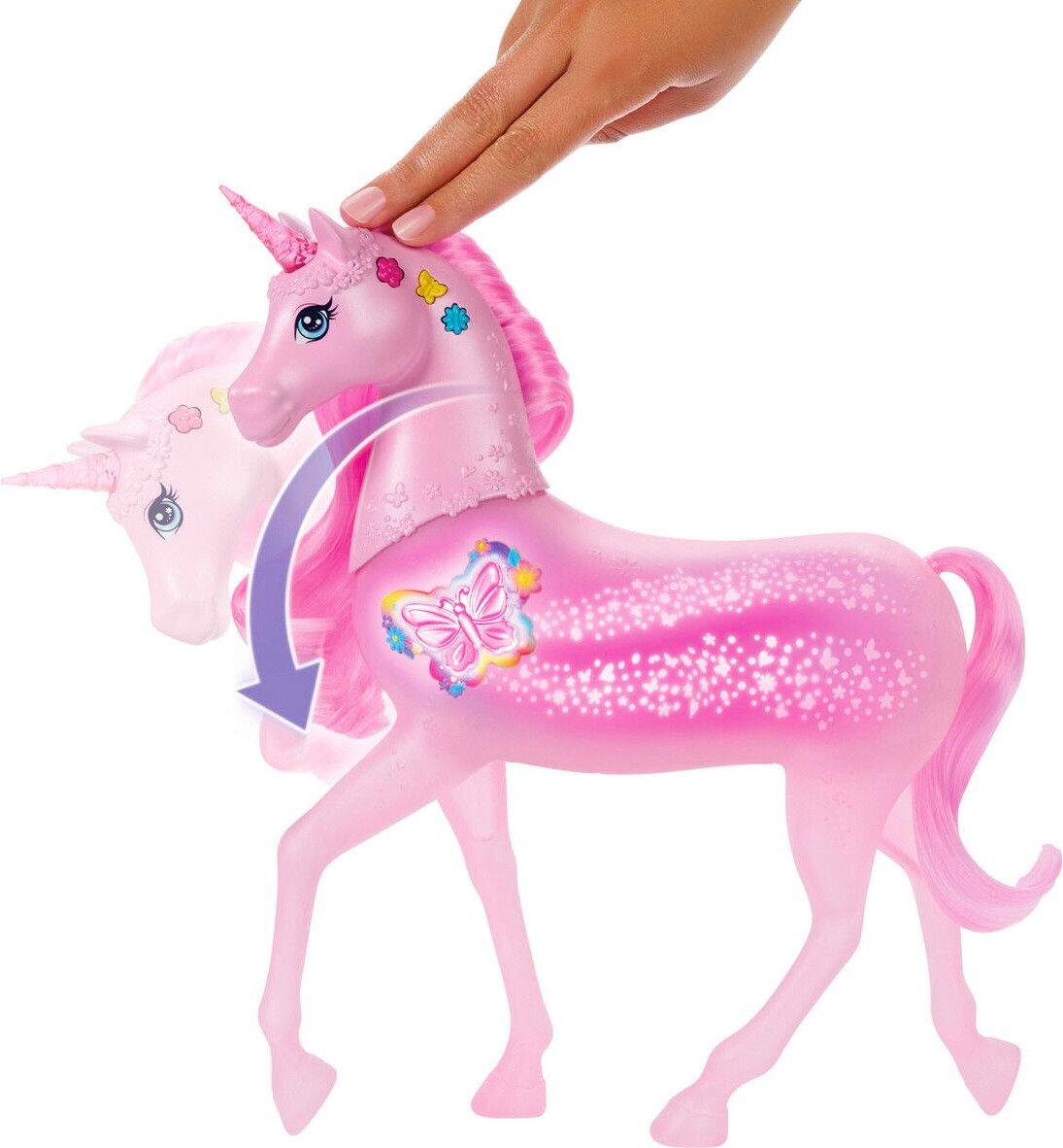 Barbie - Sparkle Lights - Enhjørning Med Lys Og Lyde