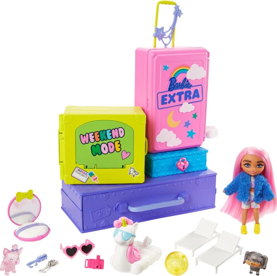 Barbie - Extra Pets Dukke Legesæt - Mattel Hdy91