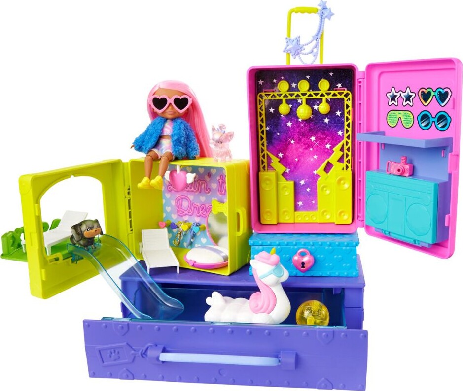 Barbie - Extra Pets Dukke Legesæt - Mattel Hdy91
