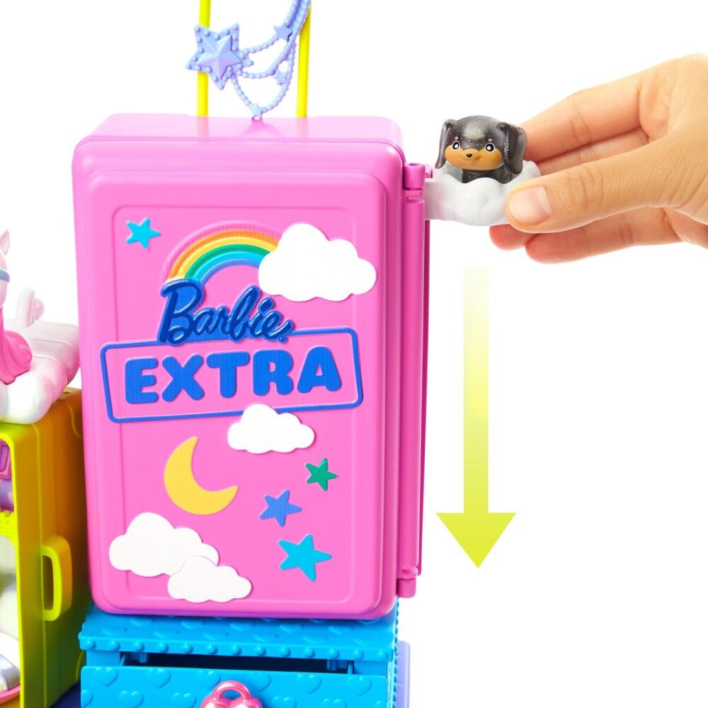 Barbie - Extra Pets Dukke Legesæt - Mattel Hdy91