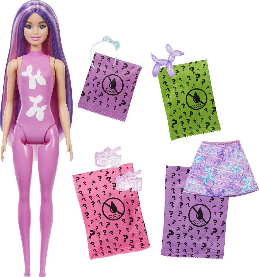 Barbie - Color Reveal - Havfrue Farveskift Dukke - Mattel Jfy73