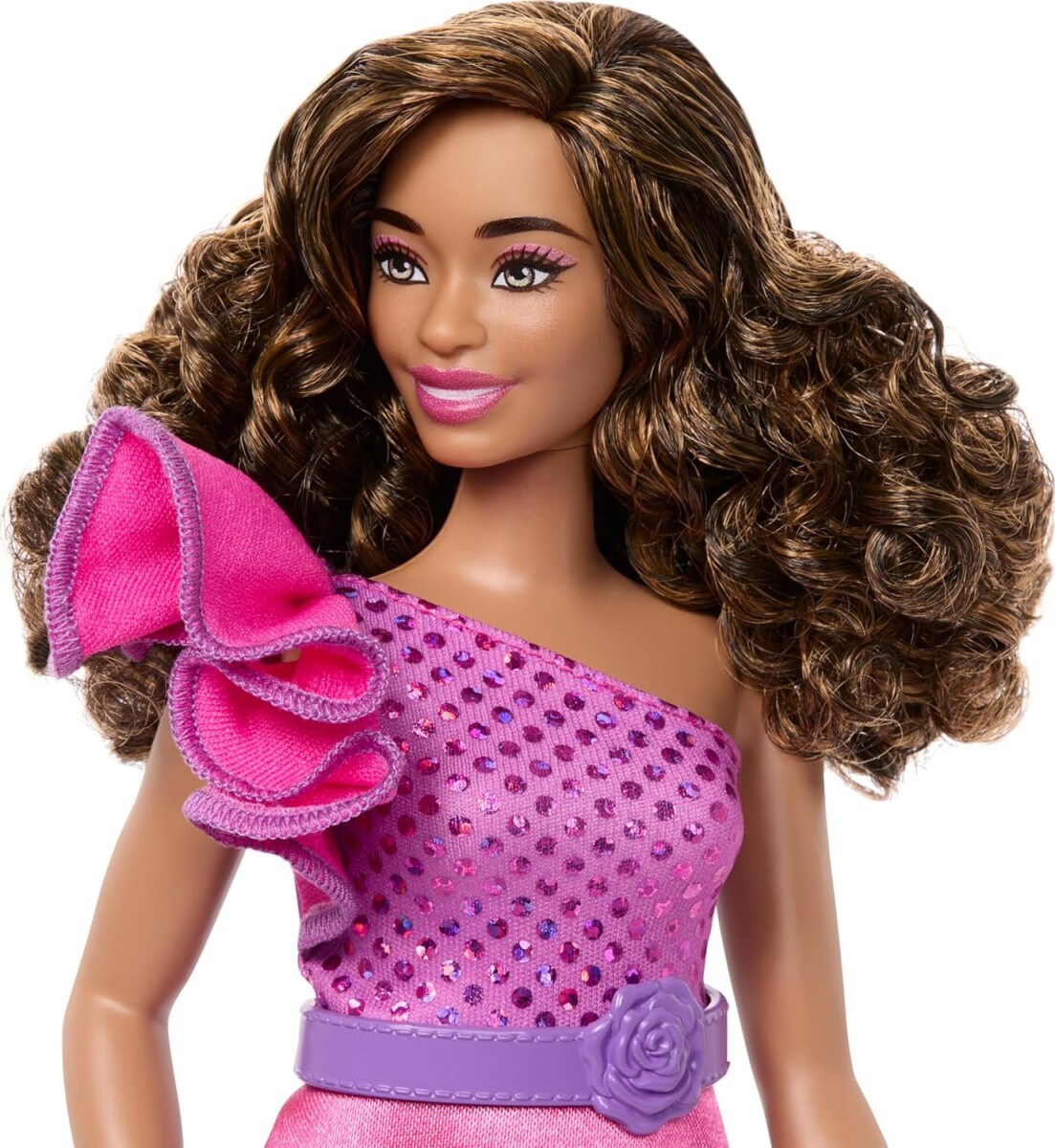 Barbie Hrh22 - Fashionistas 225 Dukke - Lilla Med Flæse