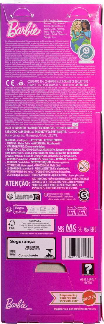 Barbie - Fashionista Dukke - Pink Rose