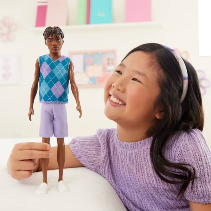 Barbie - Fashionista Ken Dukke - Turkis Lavendel - Mattel Jjn67