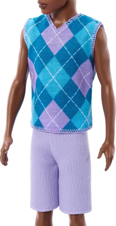 Barbie - Fashionista Ken Dukke - Turkis Lavendel - Mattel Jjn67