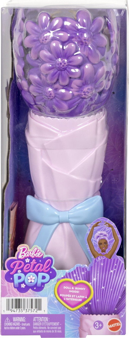 Barbie Jmf58 - Petal Pop - Flower Reveal Dukke - Lilla Marguerit