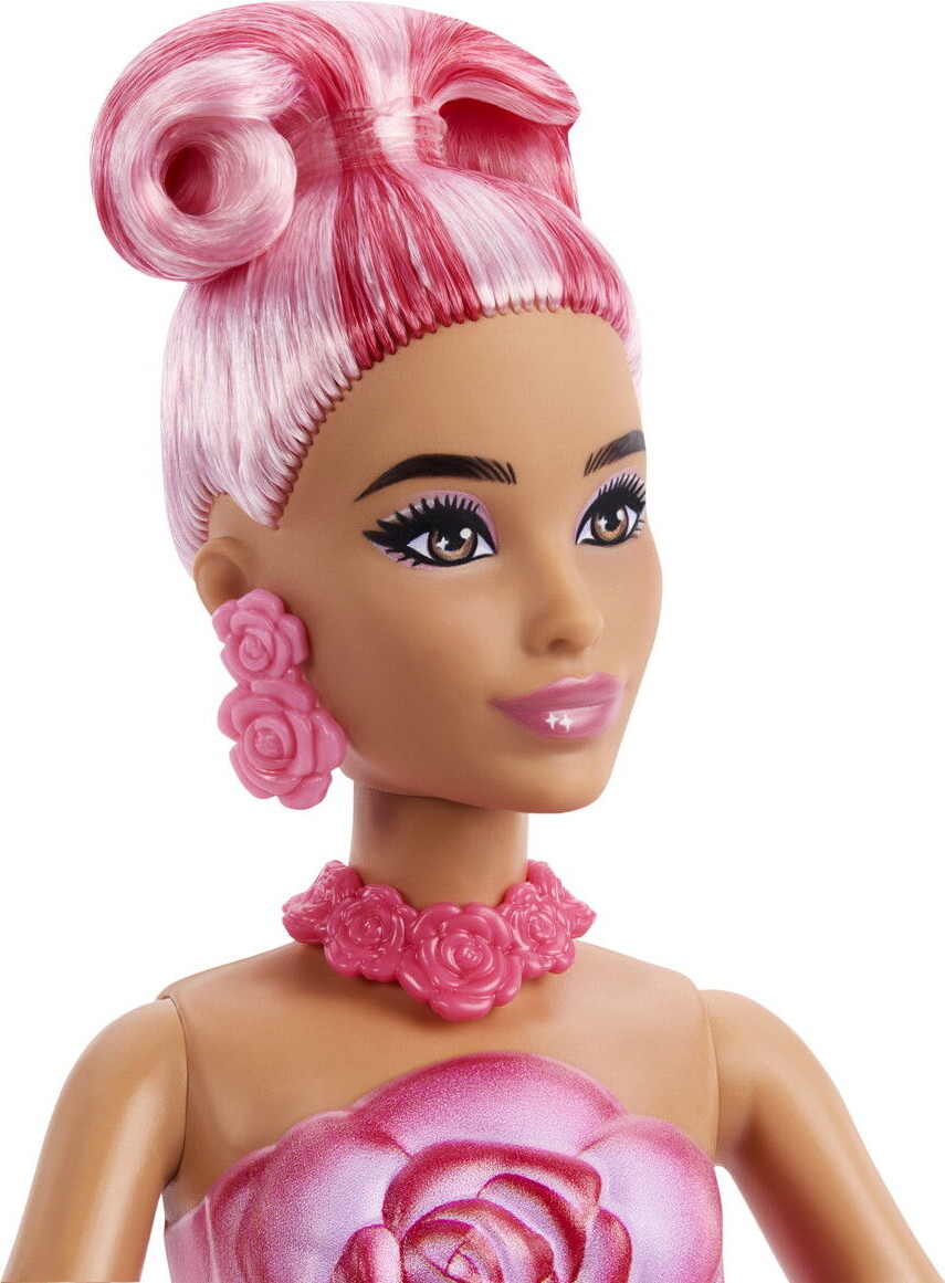 Barbie Jmf59 - Petal Pop - Flower Reveal Dukke - Rød Rose