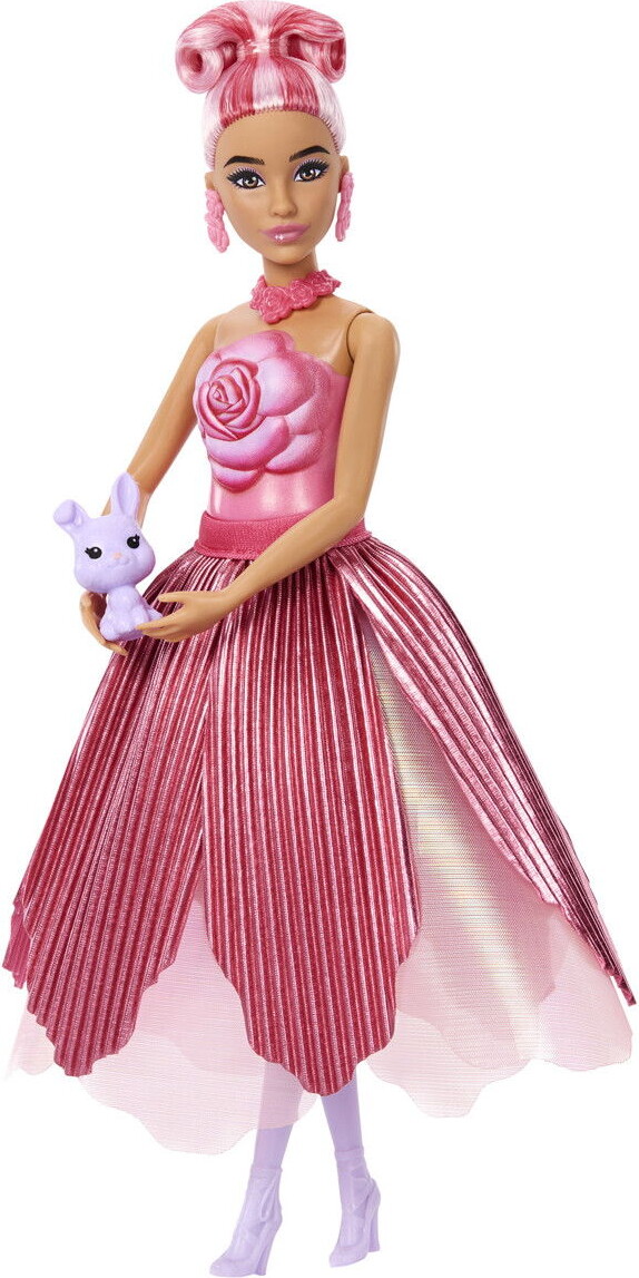 Barbie Jmf59 - Petal Pop - Flower Reveal Dukke - Rød Rose