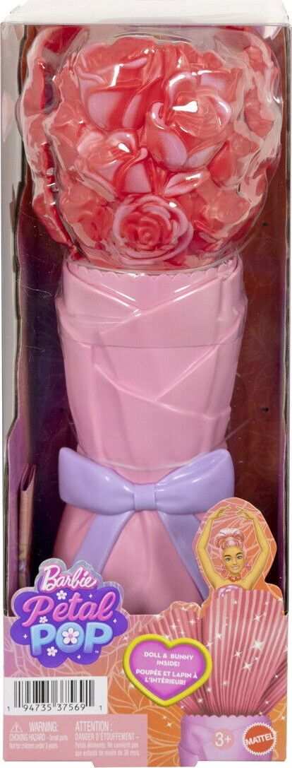 Barbie Jmf59 - Petal Pop - Flower Reveal Dukke - Rød Rose