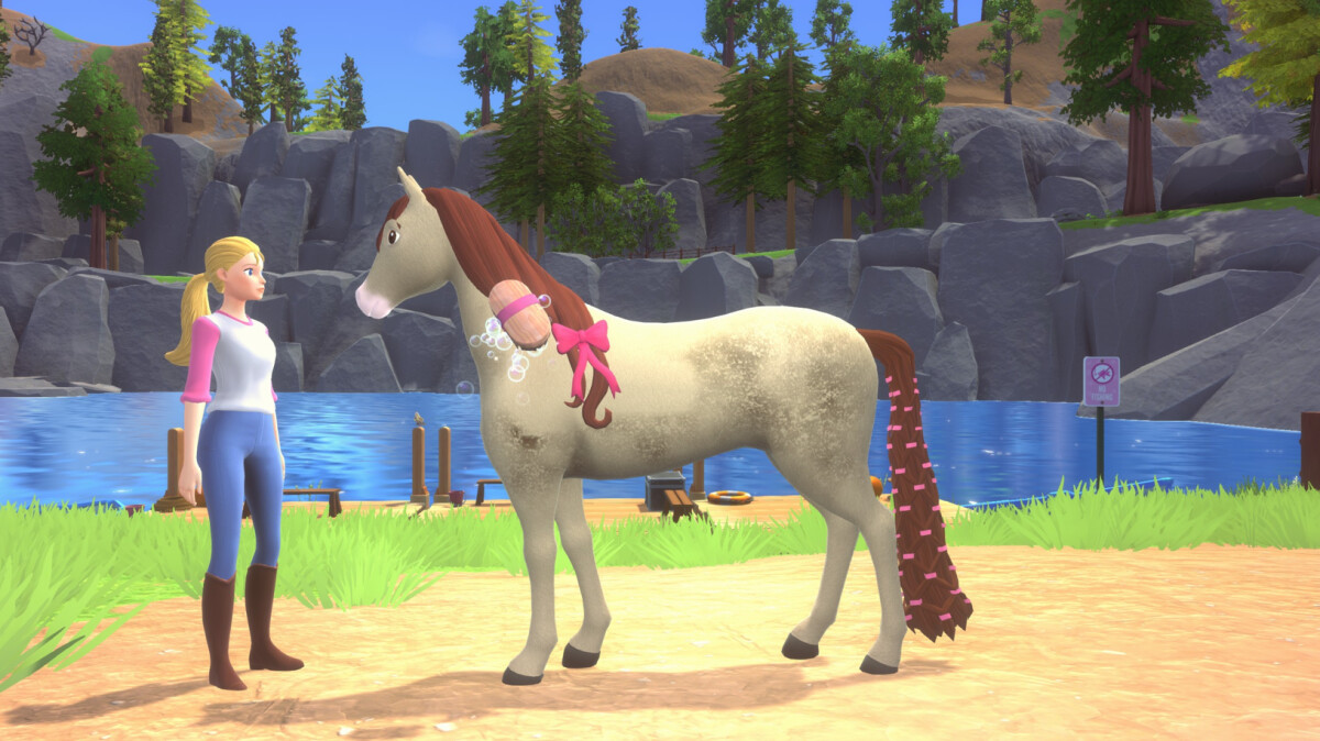 Barbie Horse Trails Engfrnl