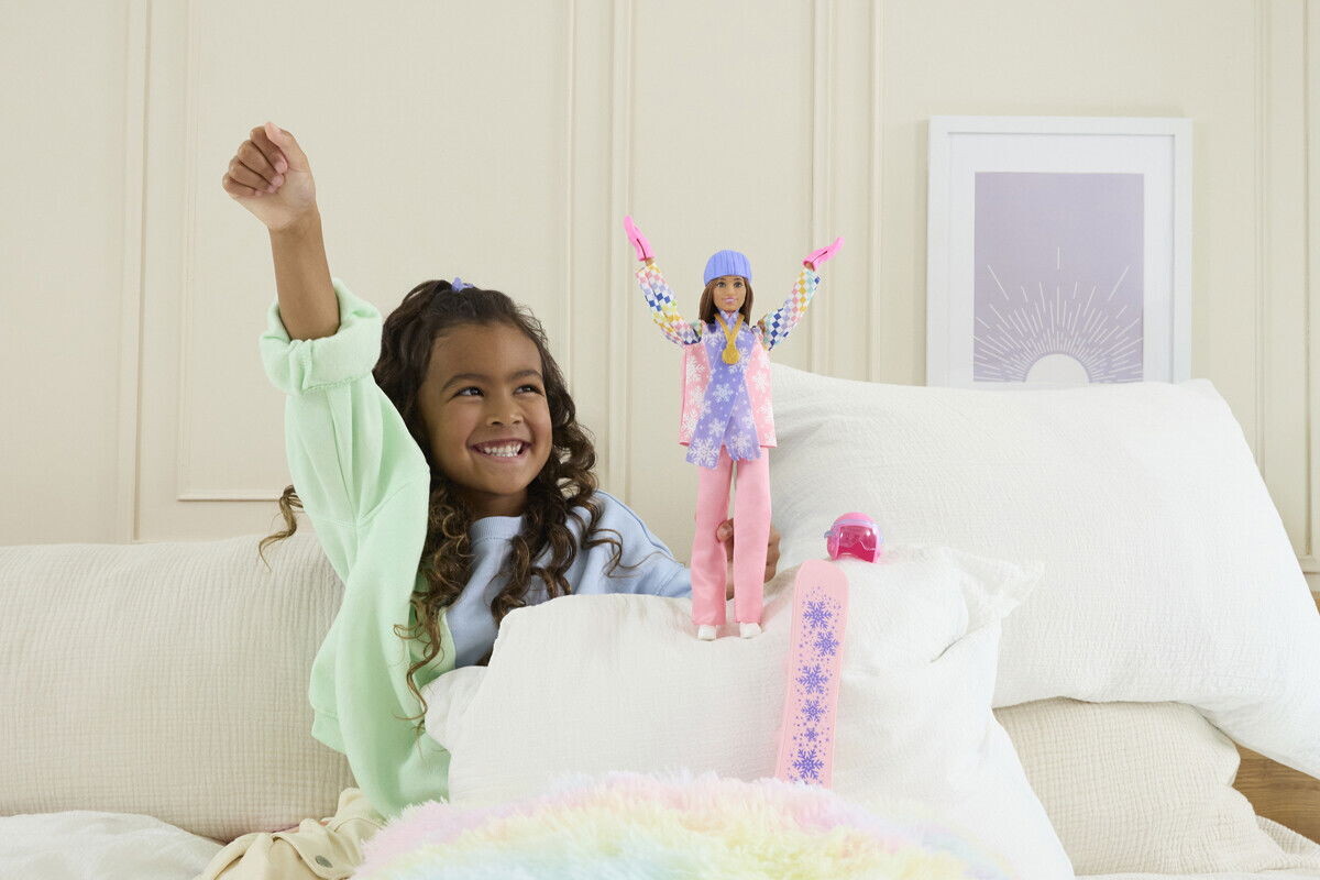 Barbie Jkf78 - Careers Deluxe Snowboarder Dukke - Mattel