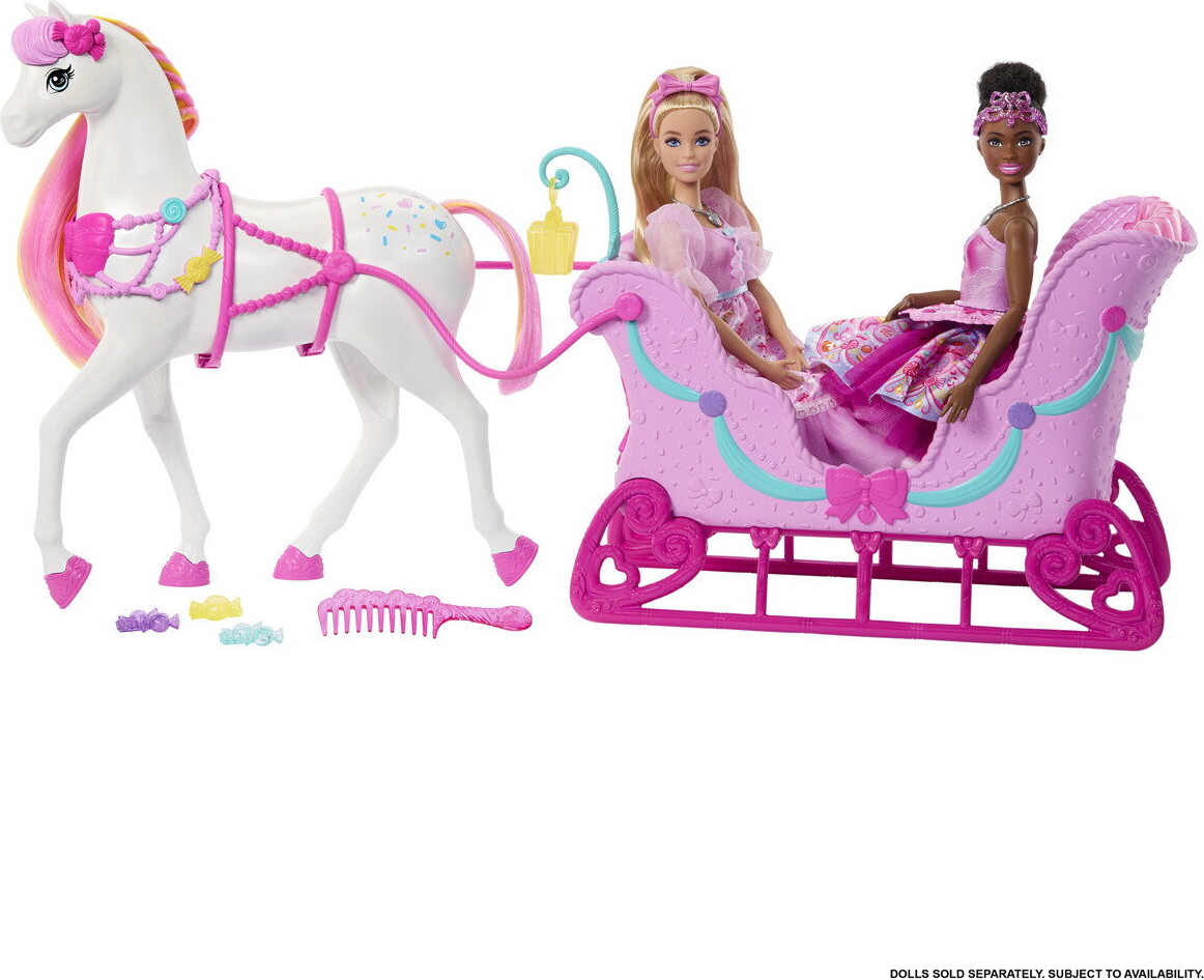 Barbie - The Nutcracker - Hest Slæde - Mattel Jnh63