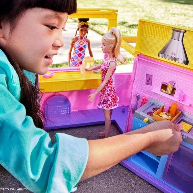 Barbie - Lemonade Truck Med Tilbehør - 25 Dele