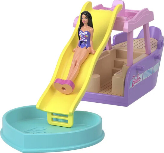 Barbie - Mini Barbieland Boat - Mattel Hyf41