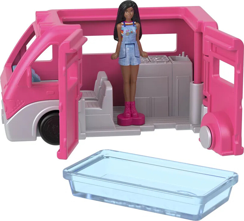 Barbie - Mini Barbieland Dreamcamper Og Dukke - Mattel Hyf39