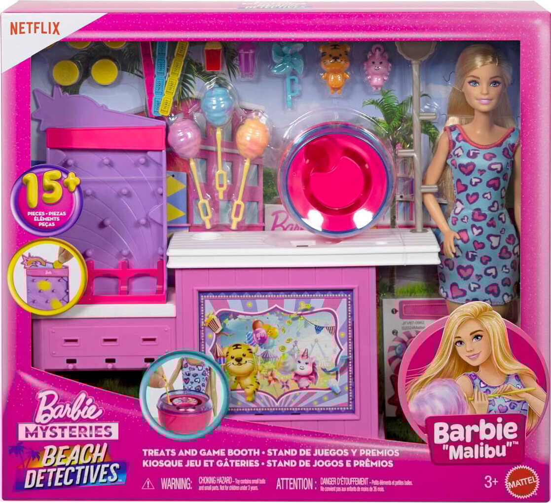 Barbie - Mysteries Beach Detectives - Malibu Dukke Legesæt