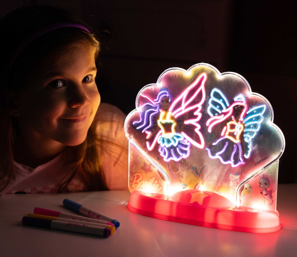Barbie - Natlampe Dekoration - Shell Glow