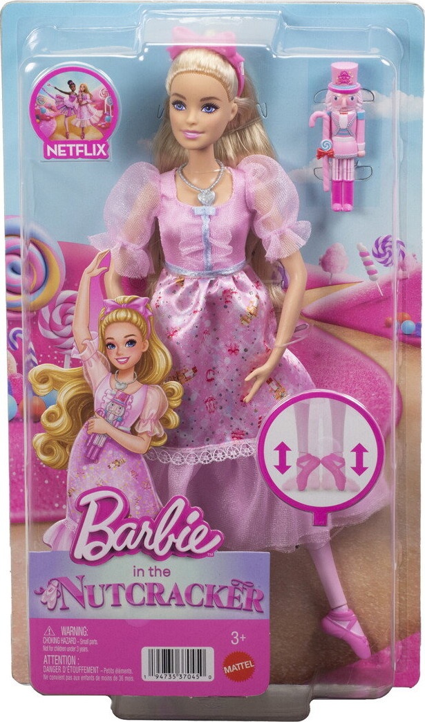 Barbie - In The Nutcracker - Clara Ballerina Dukke - Mattel Jlw51