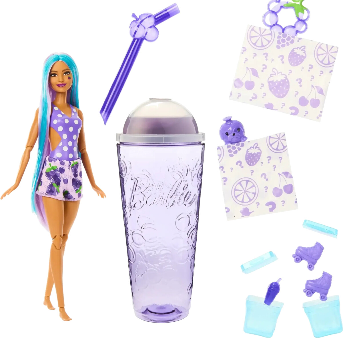 Barbie - Pop Reveal Juicy Fruits Series Grape Fizz - Mattel Hnw44