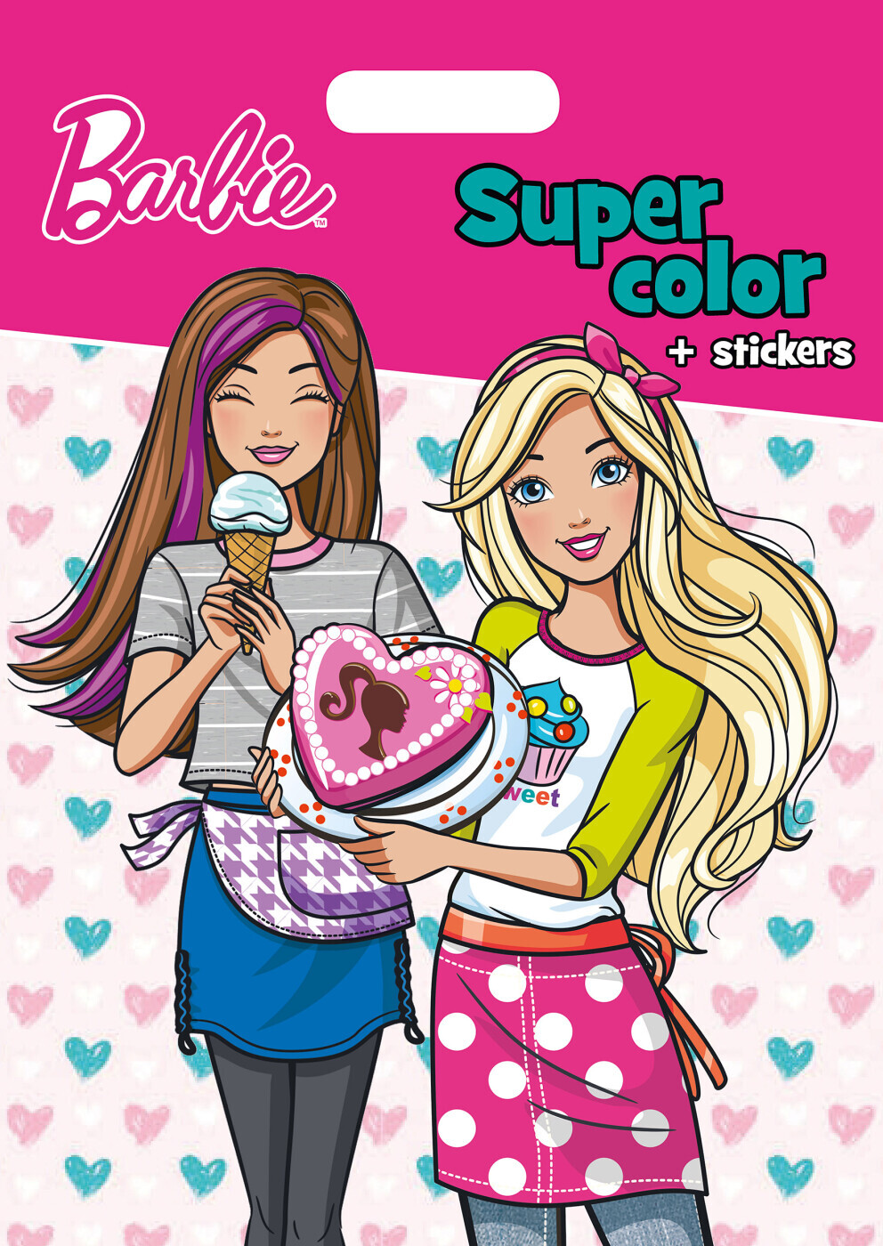 Barbie - Super Color Stickers Carry Along