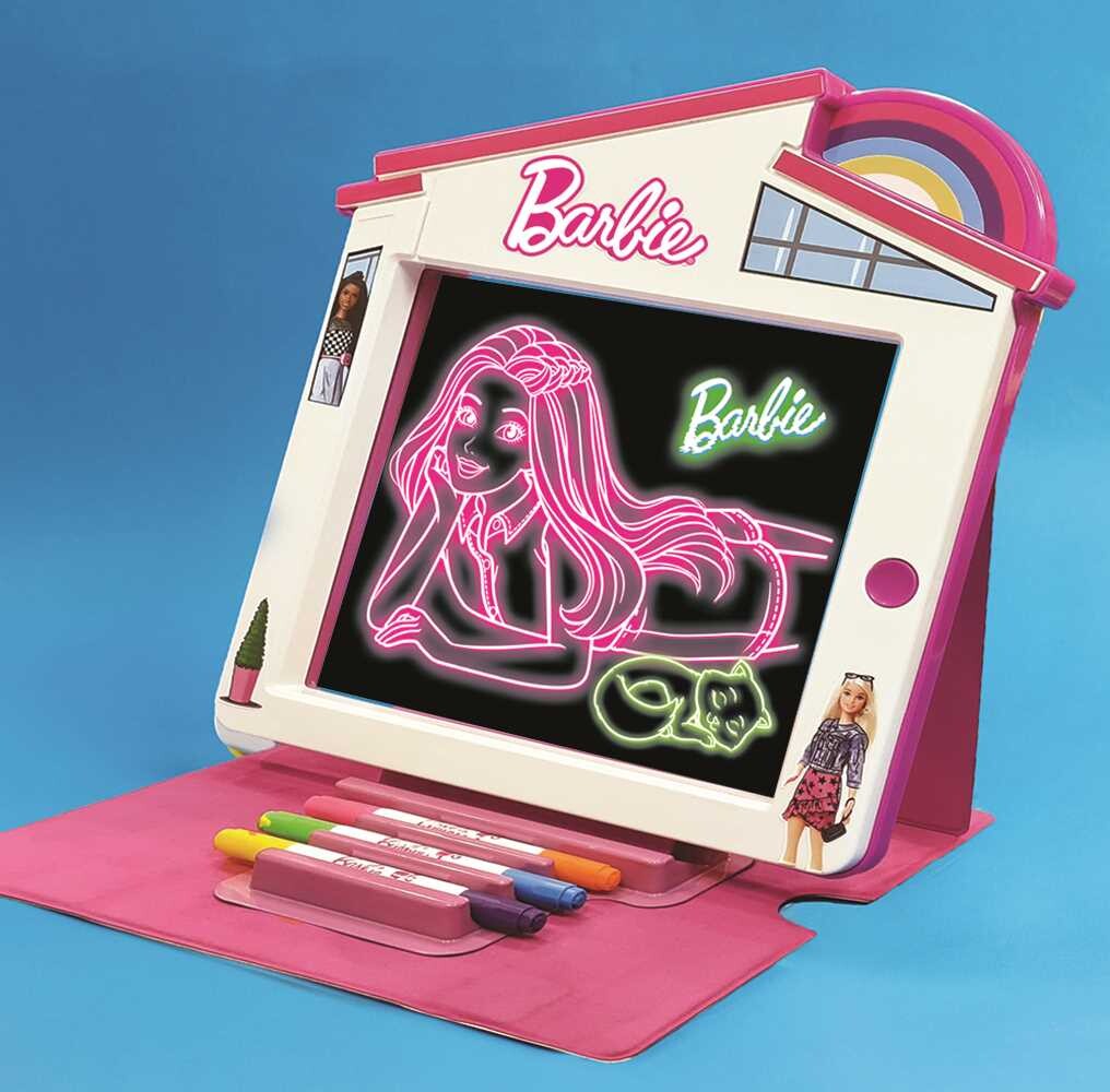 Barbie - Tegnetavle Til Børn - Dreamhouse Premium Glow Pad