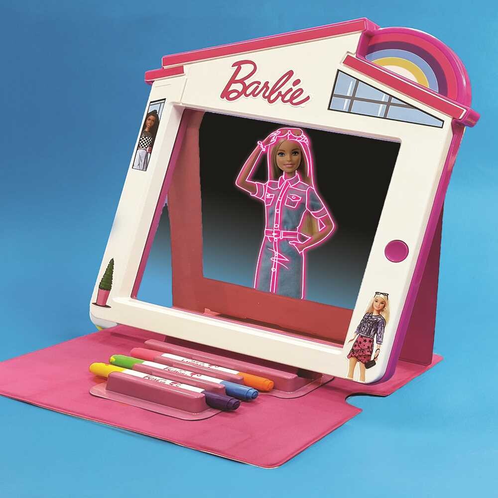 Barbie - Tegnetavle Til Børn - Dreamhouse Premium Glow Pad
