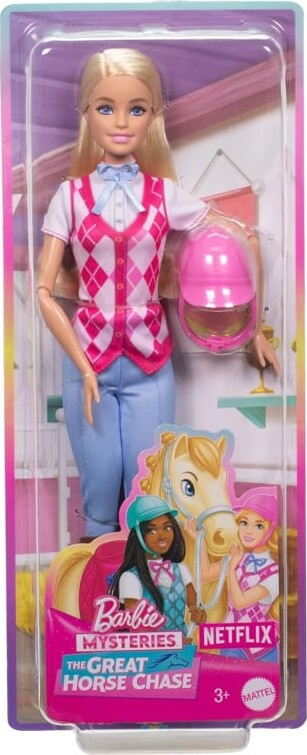 Barbie - Mysteries - The Great Horse Chase - Malibu Dukke Med Rideudstyr