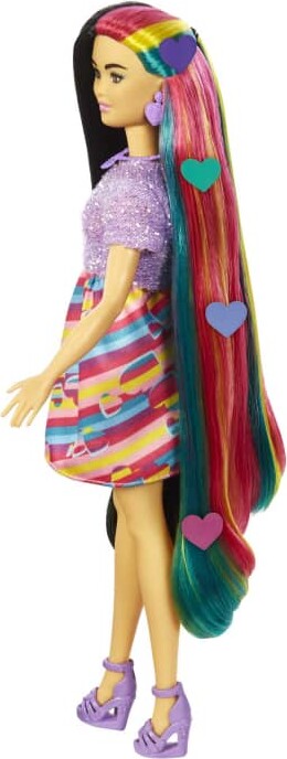 Barbie - Totally Hair - Dukke Med Hjertetema