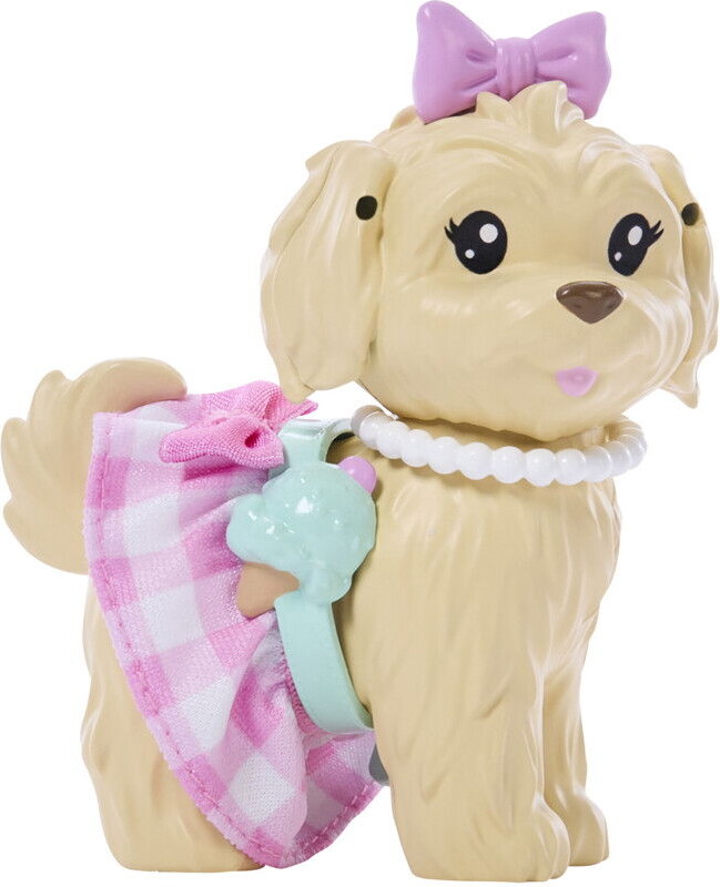 Barbie - Twinning Looks - Dukke Og Hund - Sløjfer