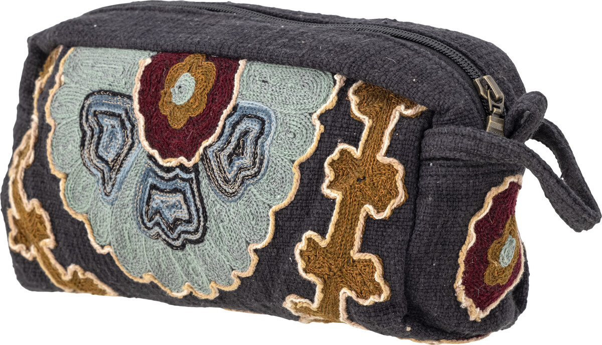 Bloomingville - Bari Kosmetikpung - Blå - Bomuld