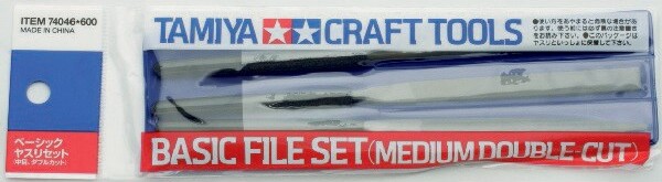 Tamiya - Craft Tools - Basic File Medium Double Cut - 74046