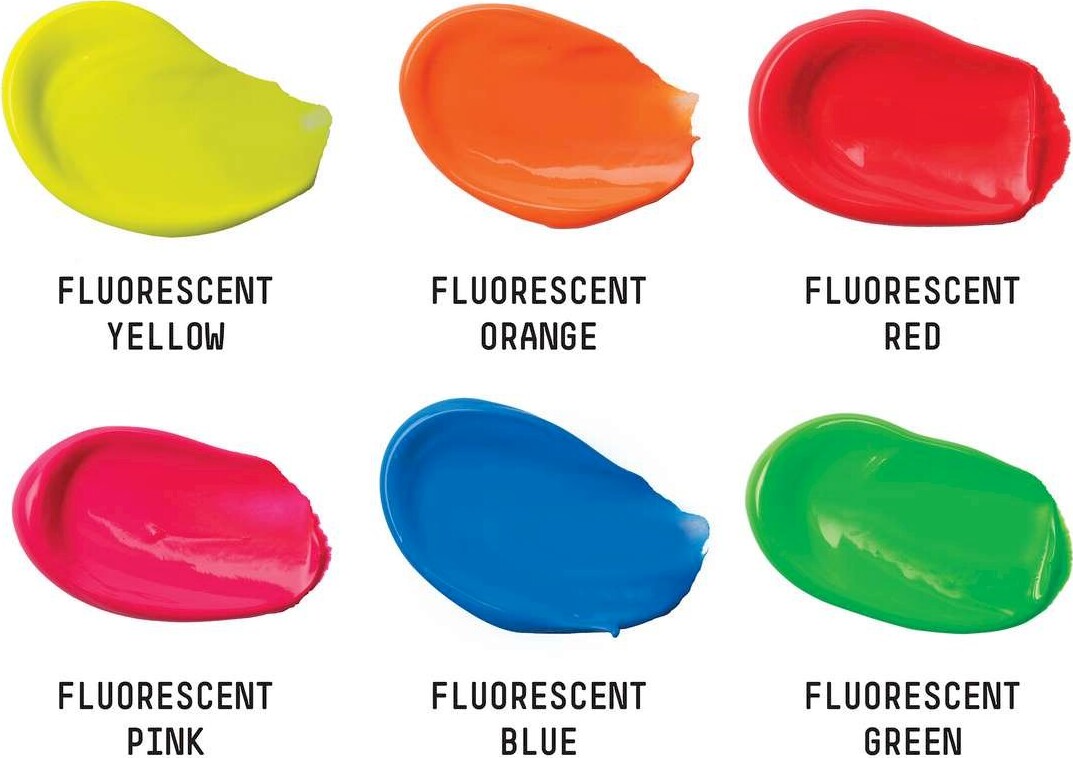 Liquitex - Basics Acrylic - Akrylmaling Sæt - Fluorescents 6X118 Ml