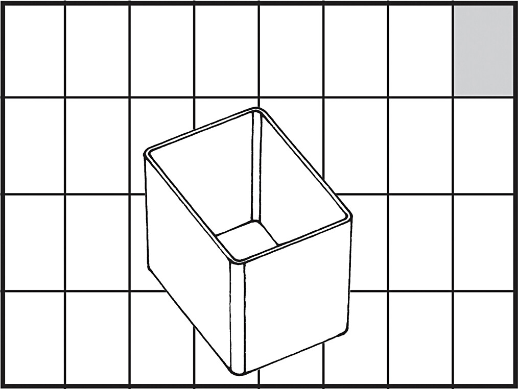 Raaco - Nr A9-1 Indsats - 47X55X39 Mm