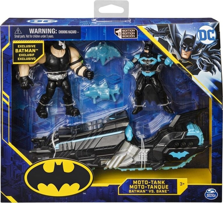 Batcycle Med Batman Og Clayface Figurer - 10 Cm