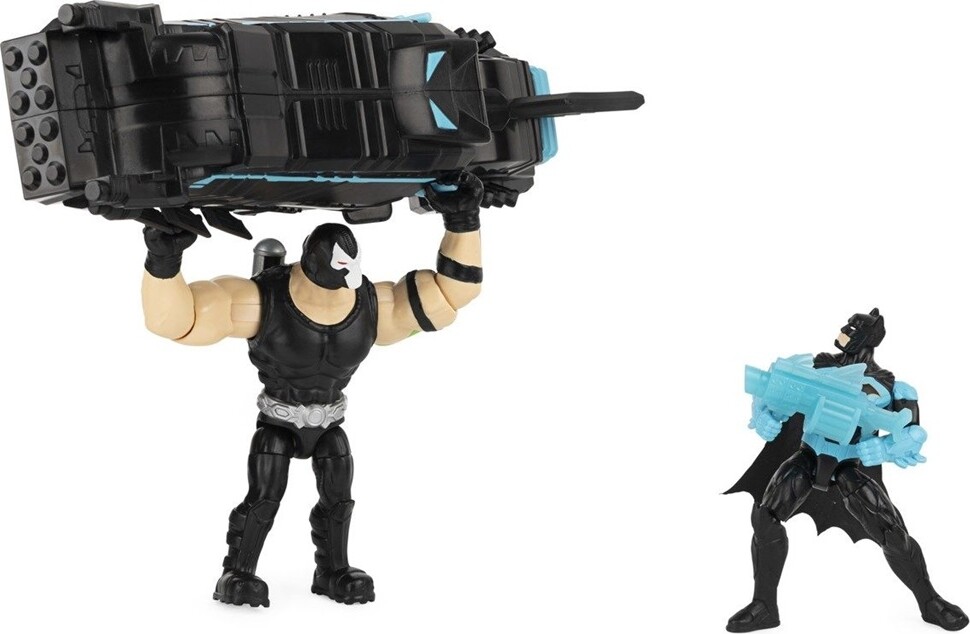 Batcycle Med Batman Og Clayface Figurer - 10 Cm