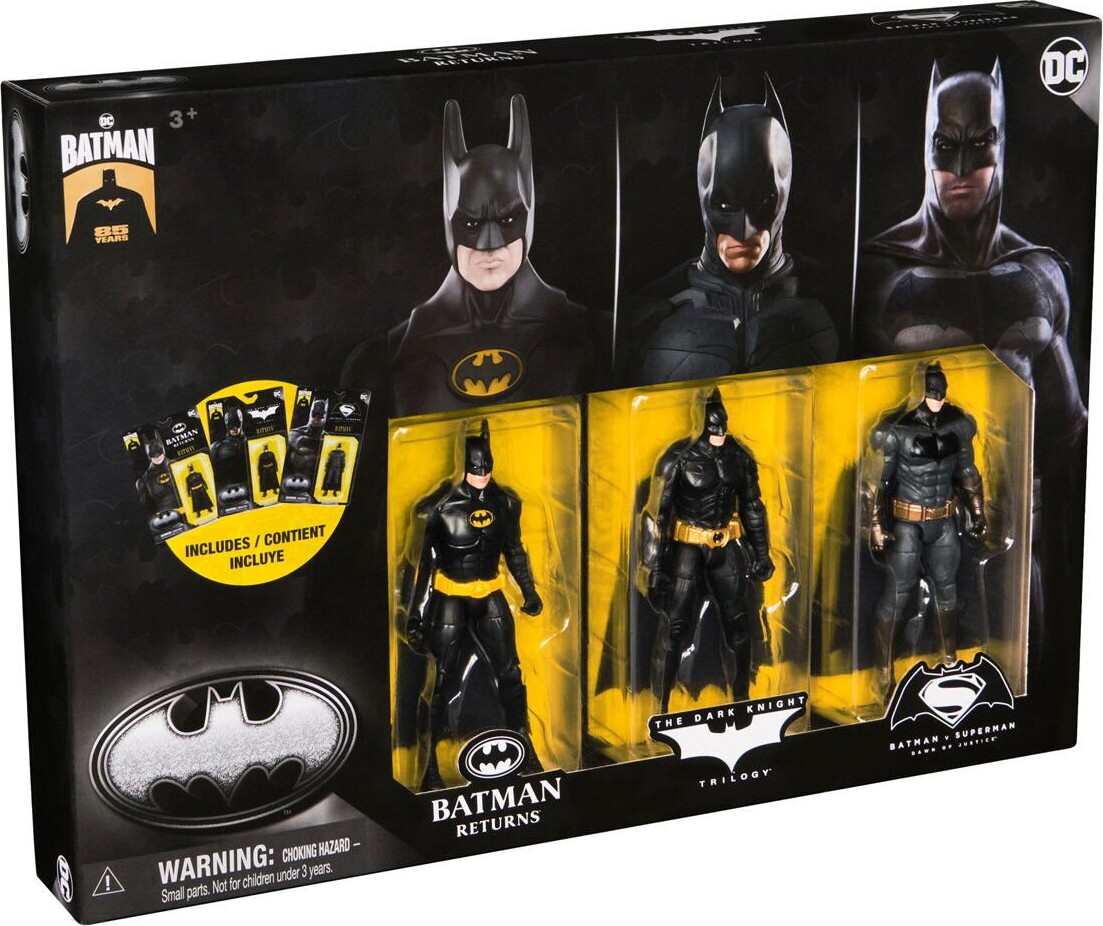 Batman - 85Th Multipak 10 Cm 3-Pakke