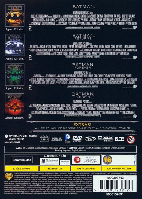 Batman Batman Returns Batman Forever Batman And Robin